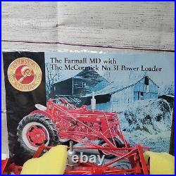 Vtg 1997 1/16 scale Ertl percision series McCormick Farmall MD Withloader diecast