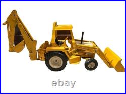 Vtg ERTL International Farm Harvester Backhoe Loader Tractor Diecast 116 #472