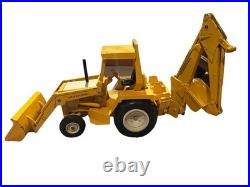 Vtg ERTL International Farm Harvester Backhoe Loader Tractor Diecast 116 #472