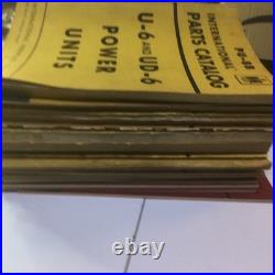 Vtg International Harvest 40's-60's Tractor Parts Catalog Owner Manual Lot