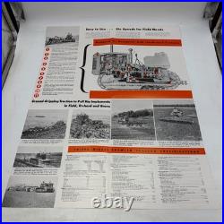 Vtg International Harvester Tractor TD-14A Diesel Crawler Sales Brochure POSTER