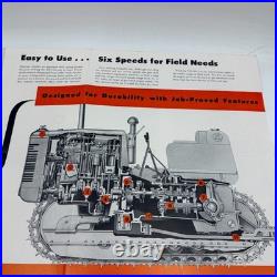 Vtg International Harvester Tractor TD-14A Diesel Crawler Sales Brochure POSTER