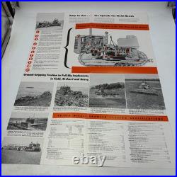 Vtg International Harvester Tractor TD-14A Diesel Crawler Sales Brochure POSTER