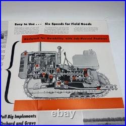 Vtg International Harvester Tractor TD-14A Diesel Crawler Sales Brochure POSTER