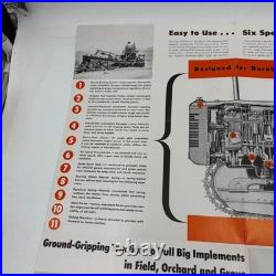 Vtg International Harvester Tractor TD-14A Diesel Crawler Sales Brochure POSTER