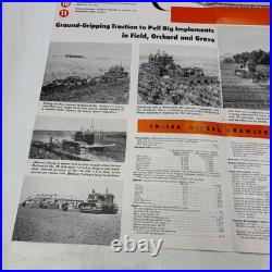 Vtg International Harvester Tractor TD-14A Diesel Crawler Sales Brochure POSTER