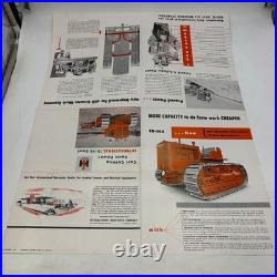 Vtg International Harvester Tractor TD-14A Diesel Crawler Sales Brochure POSTER