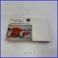 Vtg International Harvester Tractor TD-14A Diesel Crawler Sales Brochure POSTER