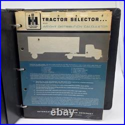 Vtg International Harvester Truck Dealer Tractor Selector Weight Fleetstar