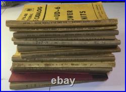 Vtg OEM International Harvest 40's-60's Tractor Parts Catalog Owner Manual Lot