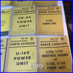 Vtg OEM International Harvest 40's-60's Tractor Parts Catalog Owner Manual Lot