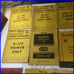 Vtg OEM International Harvest 40's-60's Tractor Parts Catalog Owner Manual Lot
