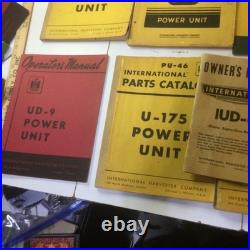 Vtg OEM International Harvest 40's-60's Tractor Parts Catalog Owner Manual Lot