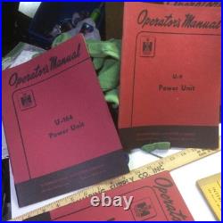 Vtg OEM International Harvest 40's-60's Tractor Parts Catalog Owner Manual Lot