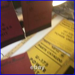 Vtg OEM International Harvest 40's-60's Tractor Parts Catalog Owner Manual Lot