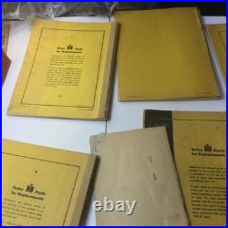 Vtg OEM International Harvest 40's-60's Tractor Parts Catalog Owner Manual Lot