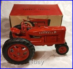 Vtg. Tru Miniatures McCormick IH Farmall Tractor with Box International Harvester