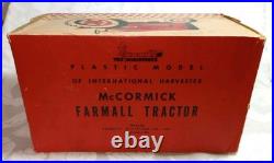 Vtg. Tru Miniatures McCormick IH Farmall Tractor with Box International Harvester