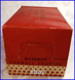 Vtg. Tru Miniatures McCormick IH Farmall Tractor with Box International Harvester