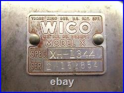 Wico Model X Spec XH-1344 Magneto Fits International Harvester Farmall Untested